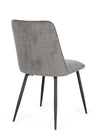 Sedia Cora con struttura in acciaio, per arredo interno 48 x 62 x h 84 cm