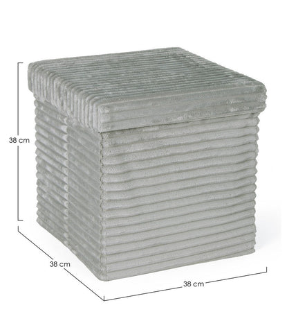 Poltrona Pouf "Sedona" per interno, con struttura in mdf da 38x38x38cm