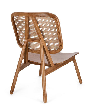 Poltrona "Yves" per interno, Legno Teak, Finitura Naturale Con Vernice A Base Di Nitrocellulosa 67 x 80 x 91.5h cm