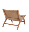 Poltrona Joanna per interno, Legno Teak, Finitura Con Vernice A Base D'Acqua 65 x 79 x 69h cm
