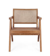 Poltrona Galia per interno, Legno Teak, Finitura Naturale Con Vernice A Base Di Nitrocellulosa 61 x 68.5 x 74h cm