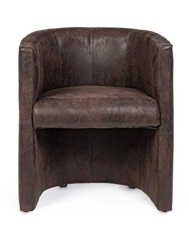 Poltrona "Corfu" per interno, Struttura In Legno Di Pino E Compensato 62 x 58 x 74h cm