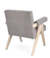 Poltrona Faiza per interno, Struttura In Legno, Gambe In Rubberwood 57.5 x 80 x 83h cm
