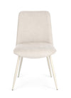 Sedia Cora con struttura in acciaio, per arredo interno 48 x 62 x h 84 cm