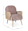 Poltrona Dalida per interno, Struttura In Legno Di Pino E Compensato 65 x 74 x 81h cm