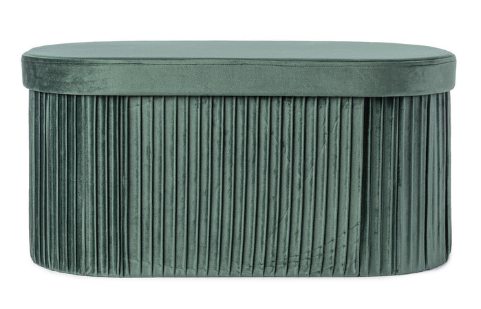 Poltrona Pouf "Jocelyn" per interno, con struttura in mdf