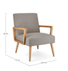 Poltrona Veriana per interno, Struttura In Legno Di Pino E Compensato 64.5 x 72 x 82h cm