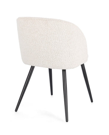 Sedia "Queen" con struttura in compensato, per arredo interno 53 x 57 x h 81,5 cm