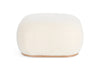 Poltrona Pouf Miriana per interno, con struttura in mdf da Ø68.5 x 36h cm