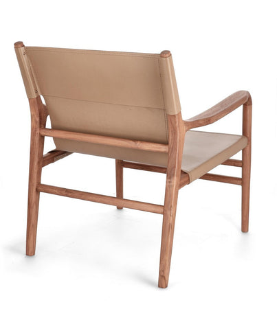 Poltrona "Caroline" per interno, Legno Teak, Finitura Con Vernice A Base D'Acqua 70 x 72 x 79h cm