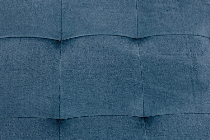 Set 3 Pouf "Belville" per interno, con struttura in legno di pino