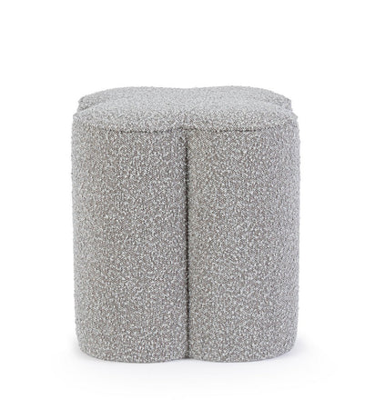Poltrona Pouf "Cointa" per interno, con struttura in legno di pino e compensato da 40x40x45 cm