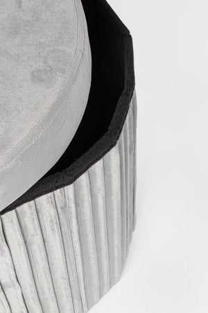 Poltrona Pouf "Jocelyn" per interno, con struttura in mdf