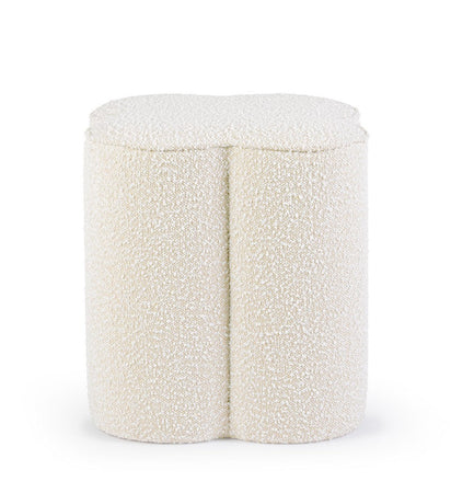 Poltrona Pouf "Cointa" per interno, con struttura in legno di pino e compensato da 40x40x45 cm