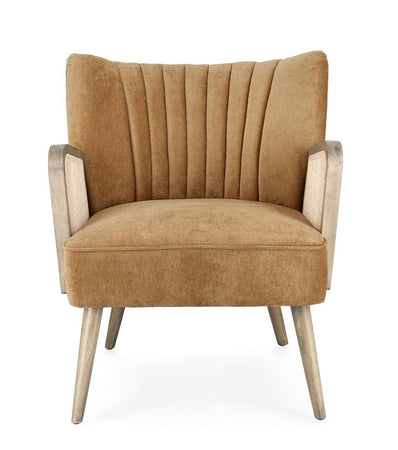 Poltrona "Virna" per interno, Struttura In Legno Di Pino E Compensato 64 x 71 x 79h cm