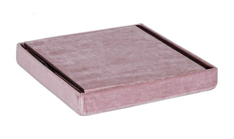 Poltrona Pouf "Camdem" per interno, con struttura in mdf da 38x38x38cm