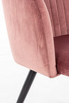 Sedia Queen con gambe in acciaio verniciato a polvere, per arredo interno 53 x 57 x h 81,5 cm