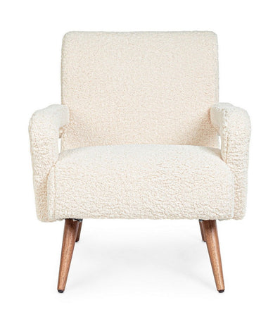 Poltrona "Berna" per interno, Struttura In Legno Di Pino E Compensato 65 x 79 x 74h cm