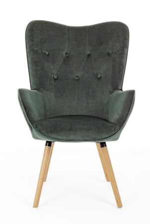 Poltrona "Juliet" per interno, Struttura In Legno 68 x 76 x 105h cm