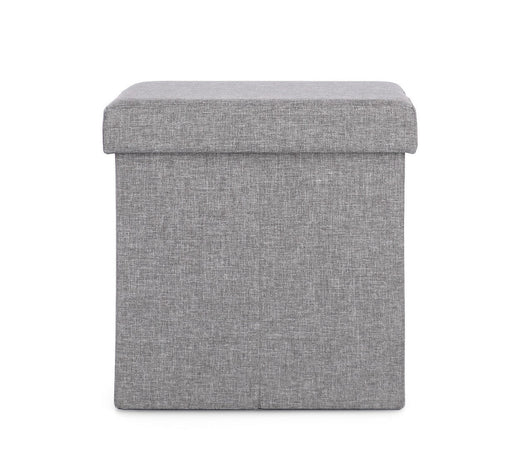 Poltrona Pouf "Leopold" per interno, con rivestimento in poliestere da 38x38x38cm
