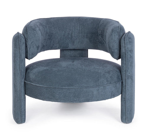 Poltrona "Aisha" per interno, Struttura In Legno 94 x 88 x 73h cm