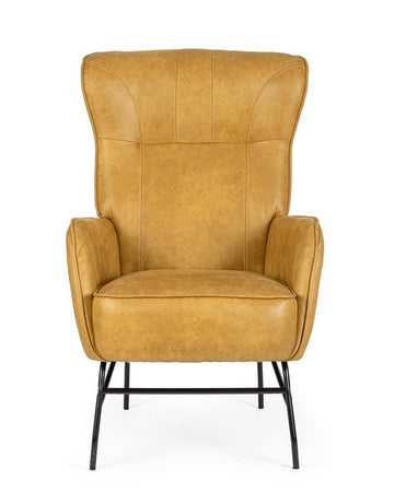 Poltrona "Nasira" per interno, Struttura In Acciaio, Gambe In Acciaio Verniciato A Polvere 70 x 84 x 109h cm