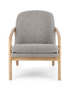 Poltrona Elaide per interno, Struttura In Rubberwood 65.5 x 74.5 x 82h cm