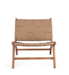 Poltrona Joanna per interno, Legno Teak, Finitura Con Vernice A Base D'Acqua 65 x 79 x 69h cm