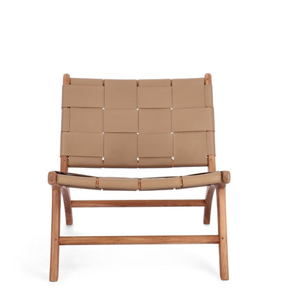 Poltrona "Joanna" per interno, Legno Teak, Finitura Con Vernice A Base D'Acqua 65 x 79 x 69h cm