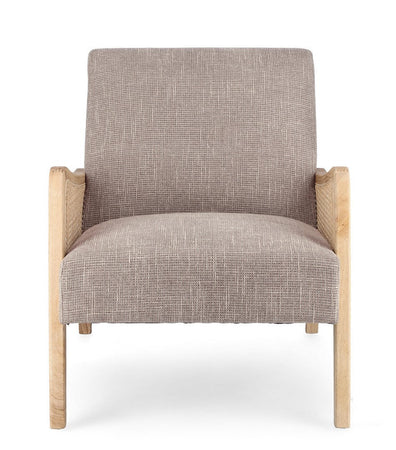 Poltrona "Deanna" per interno, Struttura In Legno Di Pino E Compensato 67.5 x 82 x 83h cm
