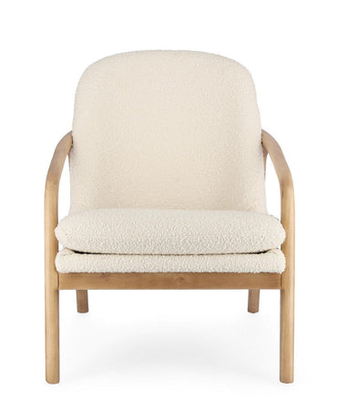 Poltrona "Berna" per interno, Struttura In Legno Di Pino E Compensato 65 x 79 x 74h cm