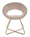 Poltrona Vanity per interno, Struttura Seduta E Schienale In Compensato 58 x 69 x 81h cm