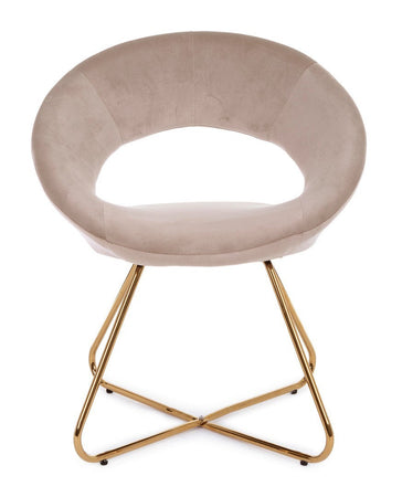 Poltrona "Vanity" per interno, Struttura Seduta E Schienale In Compensato 58 x 69 x 81h cm