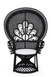 Poltrona Peacock per da interno, ed esterno, Intreccio In Midollino 106 x 71 x h 148 cm