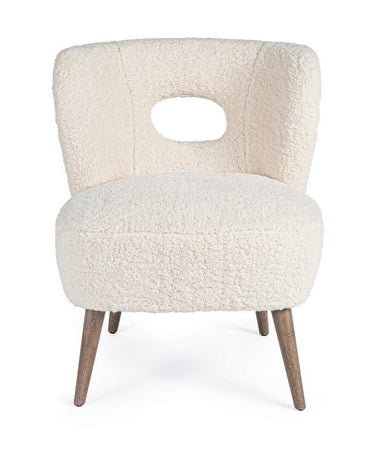 Poltrona "Cortina" per interno, Struttura In Legno Di Pino 65 x 68 x 77h cm