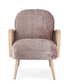 Poltrona Dalida per interno, Struttura In Legno Di Pino E Compensato 65 x 74 x 81h cm