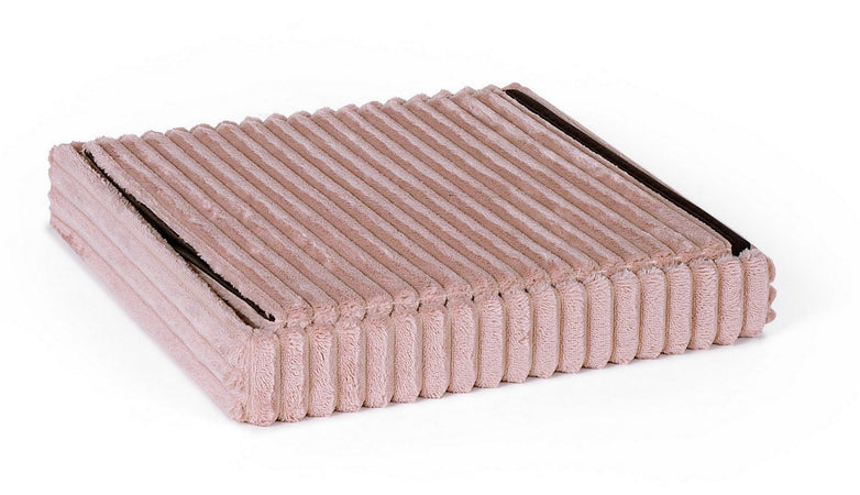 Poltrona Pouf "Sedona" per interno, con struttura in mdf da 38x38x38cm