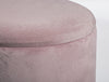 Poltrona Pouf Polina per interno, con struttura in mdf e compensato da Ø34.5x45h cm