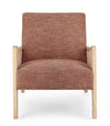 Poltrona Deanna per interno, Struttura In Legno Di Pino E Compensato 67.5 x 82 x 83h cm