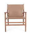 Poltrona Caroline per interno, Legno Teak, Finitura Con Vernice A Base D'Acqua 70 x 72 x 79h cm