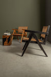 Poltrona Galia per interno, Legno Teak, Finitura Naturale Con Vernice A Base Di Nitrocellulosa 61 x 68.5 x 74h cm