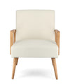 Poltrona Veriana per interno, Struttura In Legno Di Pino E Compensato 64.5 x 72 x 82h cm