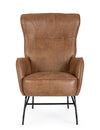 Poltrona Nasira per interno, Struttura In Acciaio, Gambe In Acciaio Verniciato A Polvere 70 x 84 x 109h cm