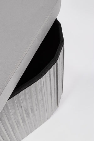 Poltrona Pouf "Jocelyn" per interno, con struttura in mdf