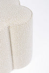 Poltrona Pouf Cointa per interno, con struttura in legno di pino e compensato da 40x40x45 cm