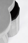 Poltrona Pouf Jocelyn per interno, con struttura in mdf