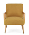 Poltrona Veriana per interno, Struttura In Legno Di Pino E Compensato 64.5 x 72 x 82h cm