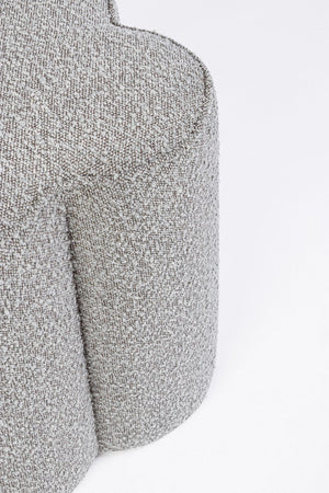 Poltrona Pouf "Cointa" per interno, con struttura in legno di pino e compensato da 40x40x45 cm