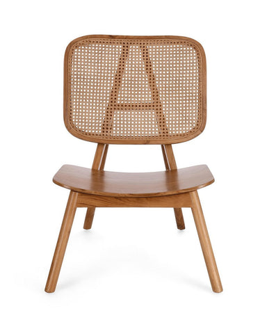Poltrona "Yves" per interno, Legno Teak, Finitura Naturale Con Vernice A Base Di Nitrocellulosa 67 x 80 x 91.5h cm