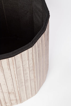 Poltrona Pouf "Jocelyn" per interno, con struttura in mdf
